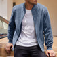 Stand-Collar Zip Jacket