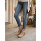 Fringe Moccasin Ankle Boots