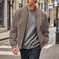 Stand-Collar Zip Jacket
