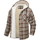 Hooded Check Overshirt