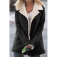 Sherpa-Lined Tailored Coat
