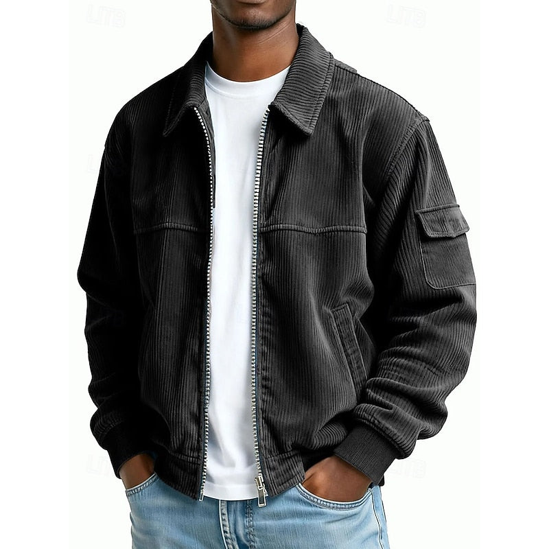 Ribbed Textured Jacket