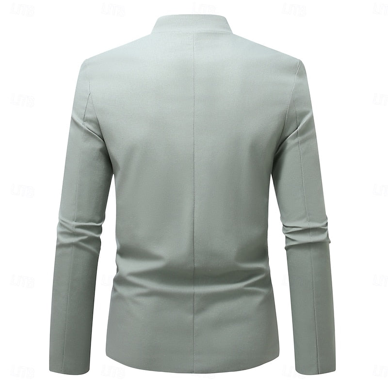 Mandarin-Collar Jacket