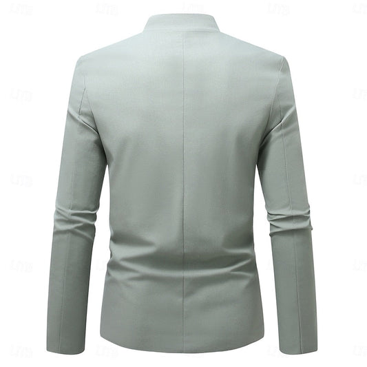 Mandarin-Collar Jacket