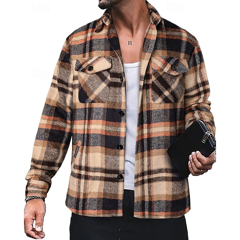 Checked Shirt Jacket