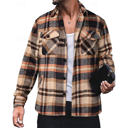 Checked Shirt Jacket