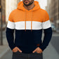 Color-Block Textured Hoodie