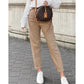 High-Waisted Tailored Trousers