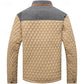 Quilted Stand-Collar Jacket