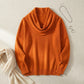 Vellura - Cowl Neck Soft Knit Sweater Burnt Orange variants product photo