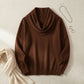 Vellura - Cowl Neck Soft Knit Sweater Espresso variants product photo