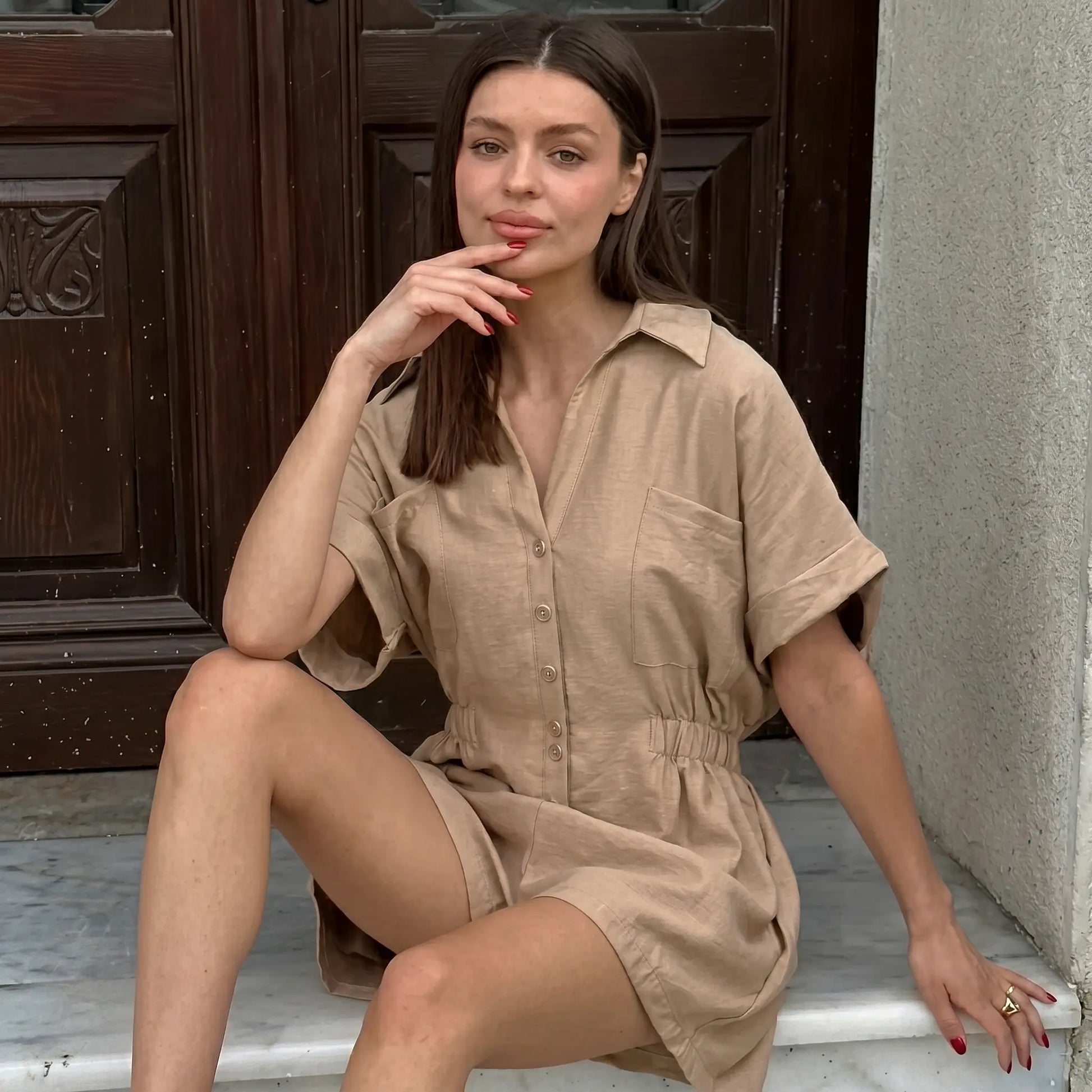 Vespyr - Bohemian Chic Jumpsuit