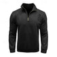 Quarter-Zip Stand-Collar Sweatshirt