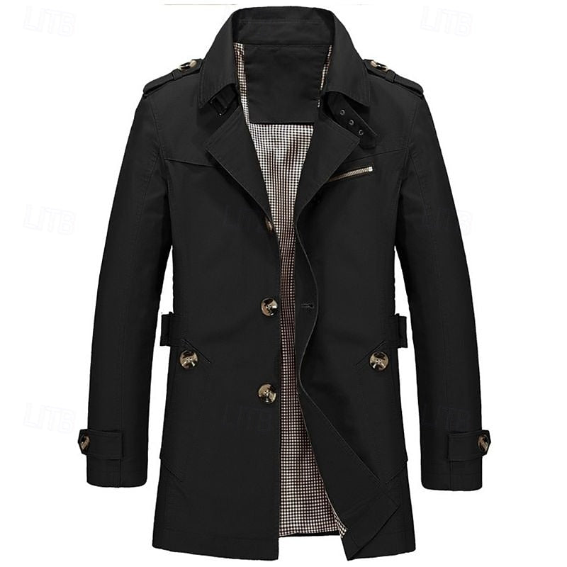 Single-Breasted Trench Coat