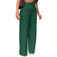 Tailored High-Waist Straight Leg Pants