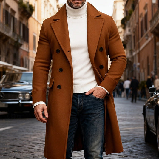 Tailored Long Overcoat