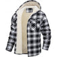 Hooded Check Overshirt