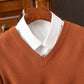 Classic V-Neck Knit Sweater