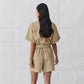 Kaelos - Utility Jumpsuit Cotton Linen Blend Bohemian Style