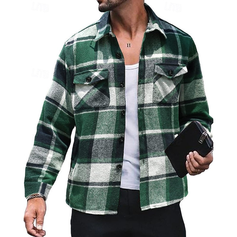 Checked Shirt Jacket