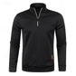 Quarter-Zip Textured Pullover Sweater