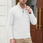Textured Quarter-Zip Pullover