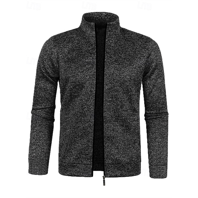 Full-Zip Stand Collar Jacket