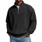 Ribbed Quarter-Zip Pullover