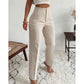 High-Waisted Tailored Pants