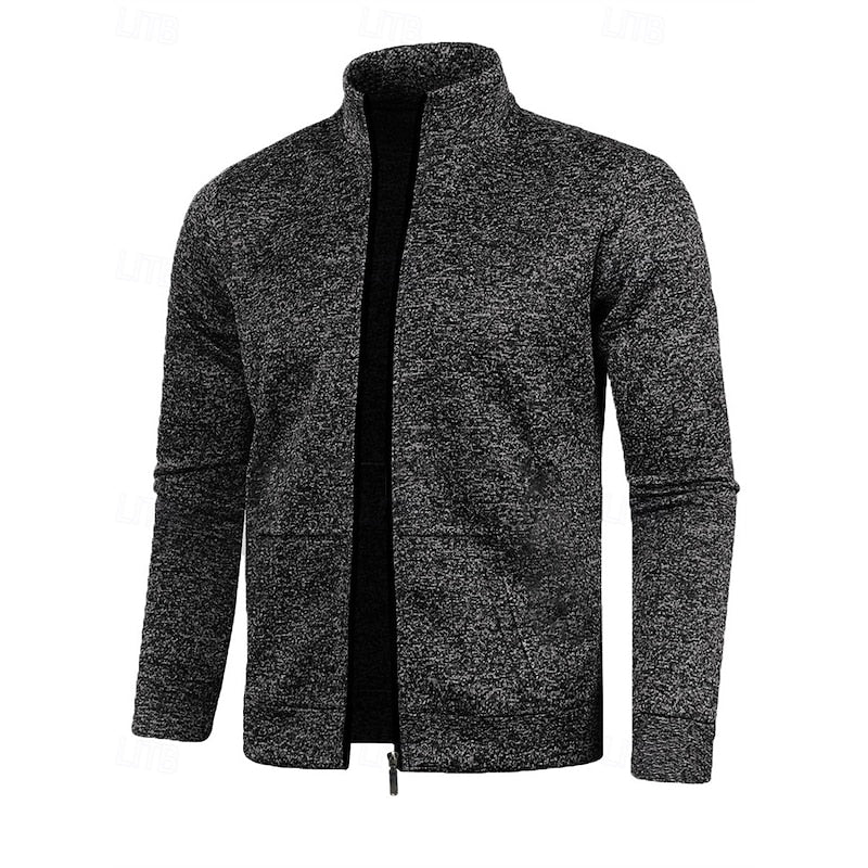 Full-Zip Stand Collar Jacket