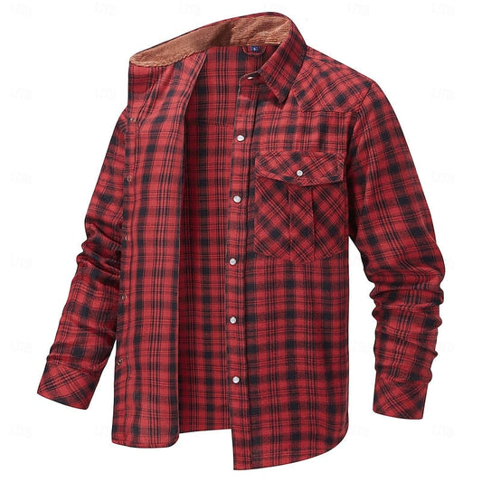 Rugged Plaid Overshirt