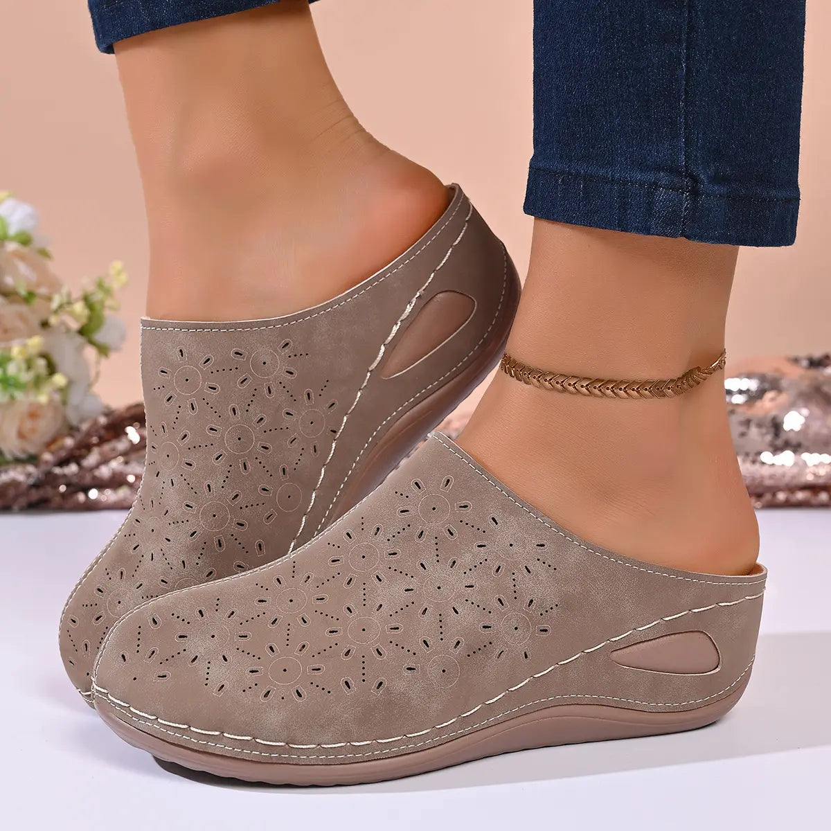 Glixon - Classic Clogs Comfort Wedge Sandals