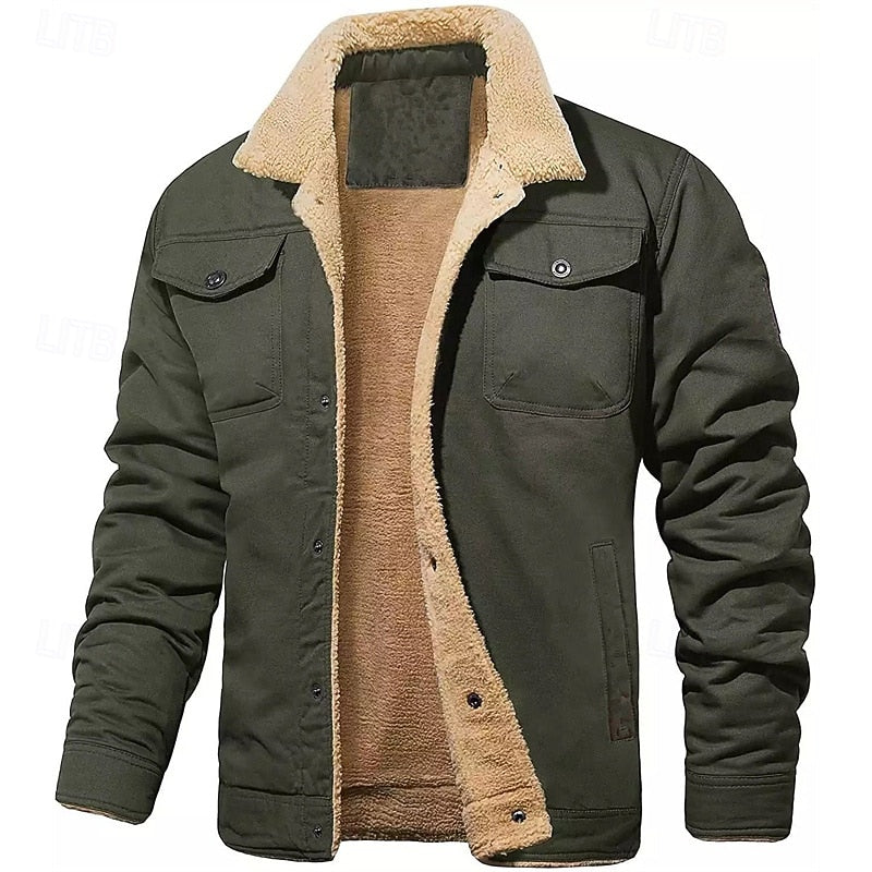 Sherpa-Lined Trucker Jacket