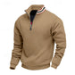 Quarter-Zip Stand-Collar Pullover