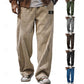 Relaxed Ribbed Wide-Leg Pants