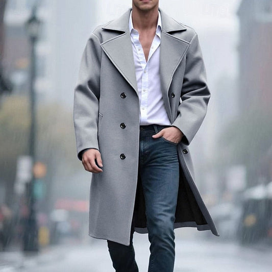 Tailored Long Overcoat