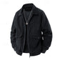 Ribbed Lapel Jacket