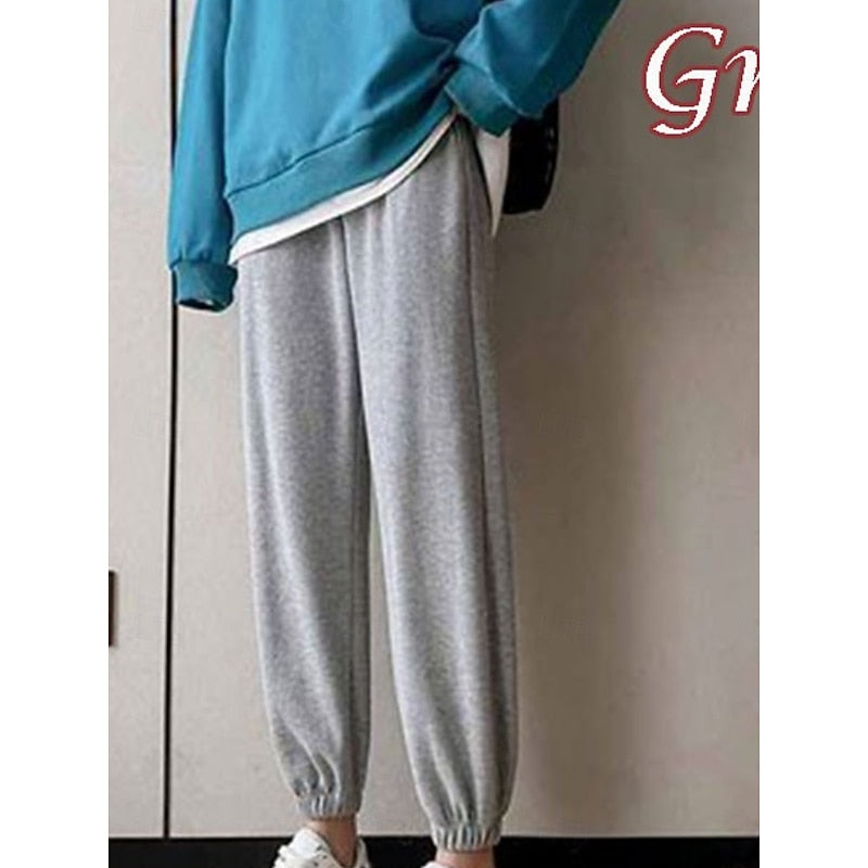 High-Waisted Relaxed Fit Joggers