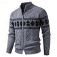 Fair Isle Zip-Up Cardigan