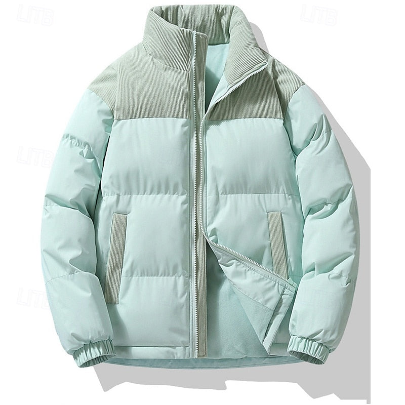 Insulated Stand-Collar Puffer Jacket