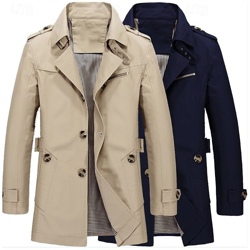 Single-Breasted Trench Coat