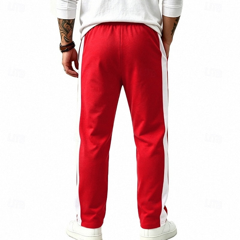 Relaxed Side-Stripe Sweatpants