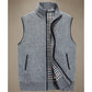 Stand-Collar Zip-Up Gilet