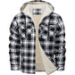 Hooded Check Overshirt