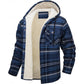 Hooded Check Overshirt